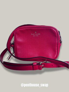 Red Kate Spade Mulberry Street Pyper Crossbody Bag